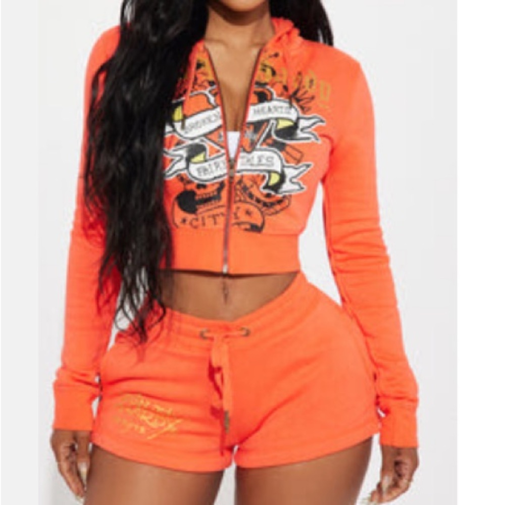 Ed Hardy heart tattoo shorts